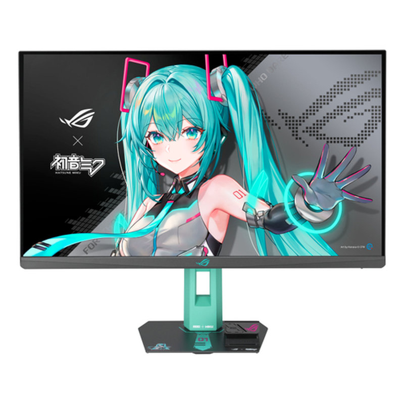 ASUS ROG Strix XG27ACMEG-G Hatsune Miku Edition pantalla para PC 68,6 cm (27") 2560 x 1440 Pixeles Wide Quad HD LCD Multicolor