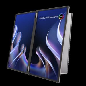 ASUS ZenScreen Duo OLED MQ149CD pantalla para PC 35,6 cm (14") 1920 x 1200 Pixeles WUXGA Plata