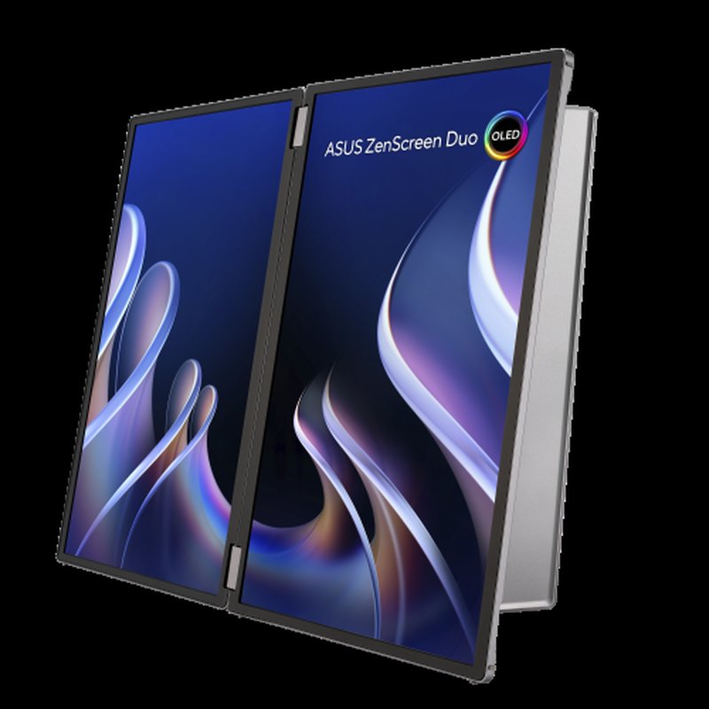 ASUS ZenScreen Duo OLED MQ149CD pantalla para PC 35,6 cm (14") 1920 x 1200 Pixeles WUXGA Plata - Imagen 3