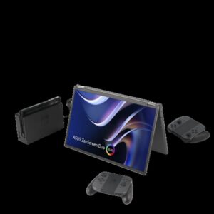 ASUS ZenScreen Duo OLED MQ149CD pantalla para PC 35,6 cm (14") 1920 x 1200 Pixeles WUXGA Plata