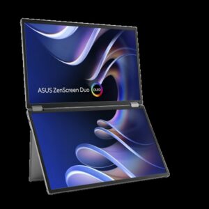 ASUS ZenScreen Duo OLED MQ149CD pantalla para PC 35,6 cm (14") 1920 x 1200 Pixeles WUXGA Plata