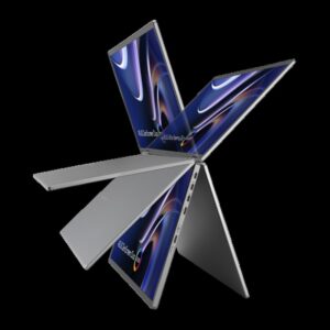 ASUS ZenScreen Duo OLED MQ149CD pantalla para PC 35,6 cm (14") 1920 x 1200 Pixeles WUXGA Plata