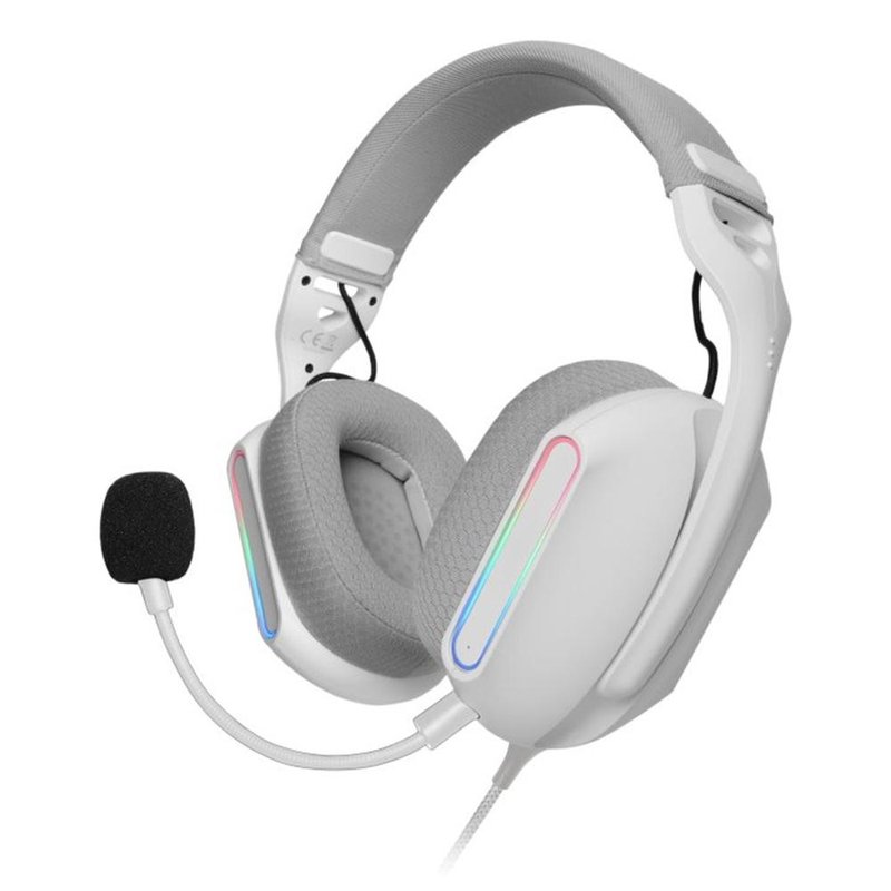 Auriculares Mars Gaming Mhpro Argb Blanco Auriculares Mars Gaming Mhpro Argb Blanco