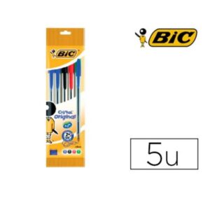 BOLIGRAFO BIC CRISTAL ROJO UNIDA | PACK 50 UNIDADES