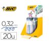 BOLI BIC CUATROSHINEMET P 1MM | PACK 20 UNIDADES