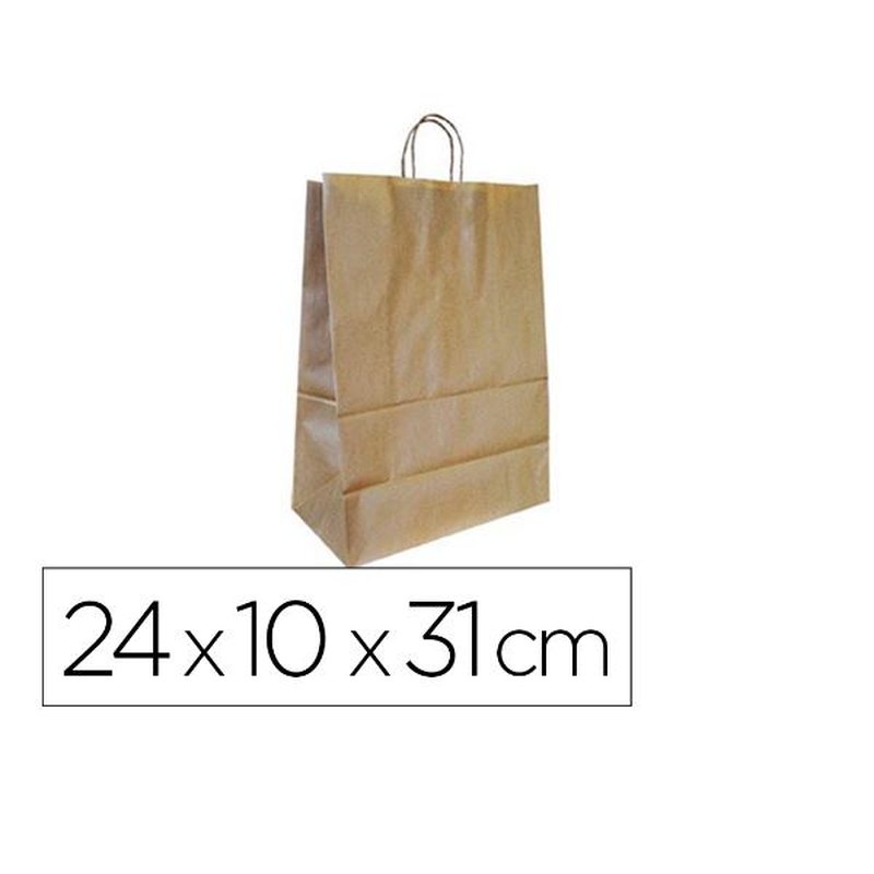 BOLSA KRFT Q-CONNECT NAT 240X100 | PACK 25 UNIDADES BOLSA KRFT Q-CONNECT NAT 240X100 | PACK 25 UNIDADES