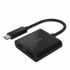 Belkin AVC002BTBK hub de interfaz USB 3.2 Gen 1 (3.1 Gen 1) Type-C Negro