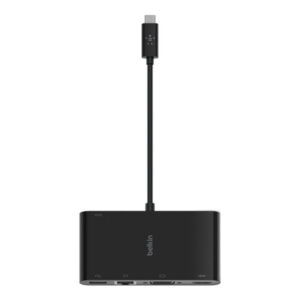 Belkin AVC004BTBK hub de interfaz USB 3.2 Gen 1 (3.1 Gen 1) Type-C Negro Belkin AVC004BTBK hub de interfaz USB 3.2 Gen 1 (3.1 Gen 1) Type-C Negro