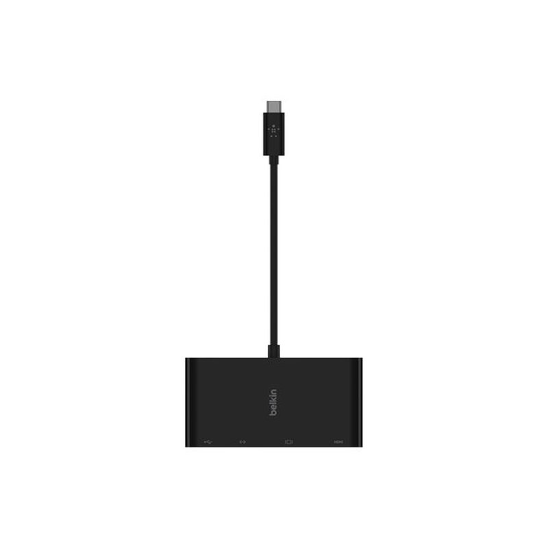 Belkin AVC005BTBK hub de interfaz USB 3.2 Gen 1 (3.1 Gen 1) Type-C Negro Belkin AVC005BTBK hub de interfaz USB 3.2 Gen 1 (3.1 Gen 1) Type-C Negro - Imagen 3