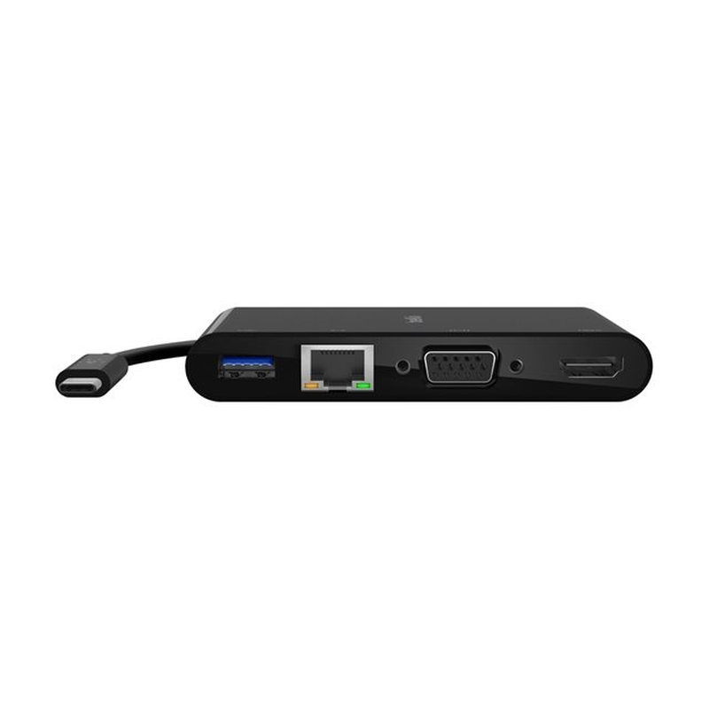 Belkin AVC005BTBK hub de interfaz USB 3.2 Gen 1 (3.1 Gen 1) Type-C Negro Belkin AVC005BTBK hub de interfaz USB 3.2 Gen 1 (3.1 Gen 1) Type-C Negro