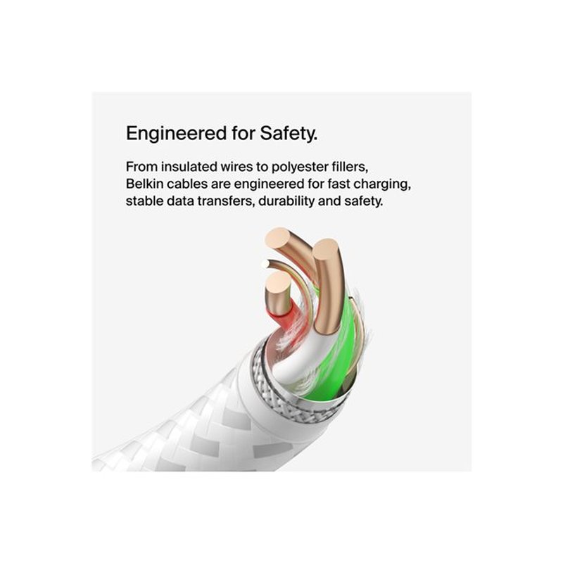 Belkin BoostCharge cable USB 2 m USB A USB C Blanco - Imagen 7