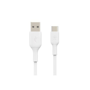 Belkin BOOST CHARGE - Cable USB - 24 pin USB-C (M) a USB (M) - 3 m - blanco Belkin BOOST CHARGE - Cable USB - 24 pin USB-C (M) a USB (M) - 3 m - blanco