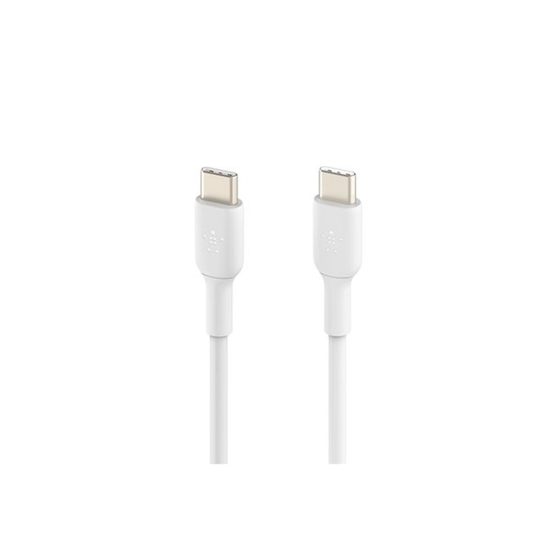 Belkin BOOST CHARGE - Cable USB - 24 pin USB-C (M) a 24 pin USB-C (M) - 2 m - blanco Belkin BOOST CHARGE - Cable USB - 24 pin USB-C (M) a 24 pin USB-C (M) - 2 m - blanco - Imagen 2