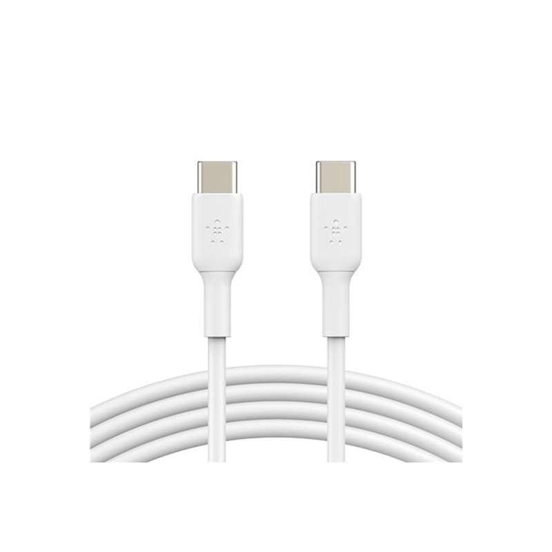 Belkin BOOST CHARGE - Cable USB - 24 pin USB-C (M) a 24 pin USB-C (M) - 2 m - blanco Belkin BOOST CHARGE - Cable USB - 24 pin USB-C (M) a 24 pin USB-C (M) - 2 m - blanco - Imagen 4
