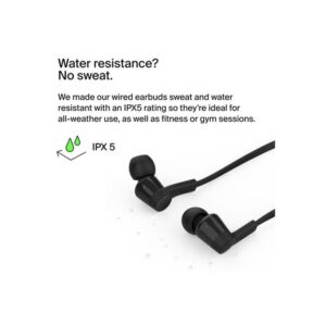 Belkin ROCKSTAR Auriculares Alámbrico Dentro de oído Llamadas/Música USB Tipo C Negro Belkin ROCKSTAR Auriculares Alámbrico Dentro de oído Llamadas/Música USB Tipo C Negro