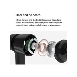 Belkin ROCKSTAR Auriculares Alámbrico Dentro de oído Llamadas/Música USB Tipo C Negro Belkin ROCKSTAR Auriculares Alámbrico Dentro de oído Llamadas/Música USB Tipo C Negro