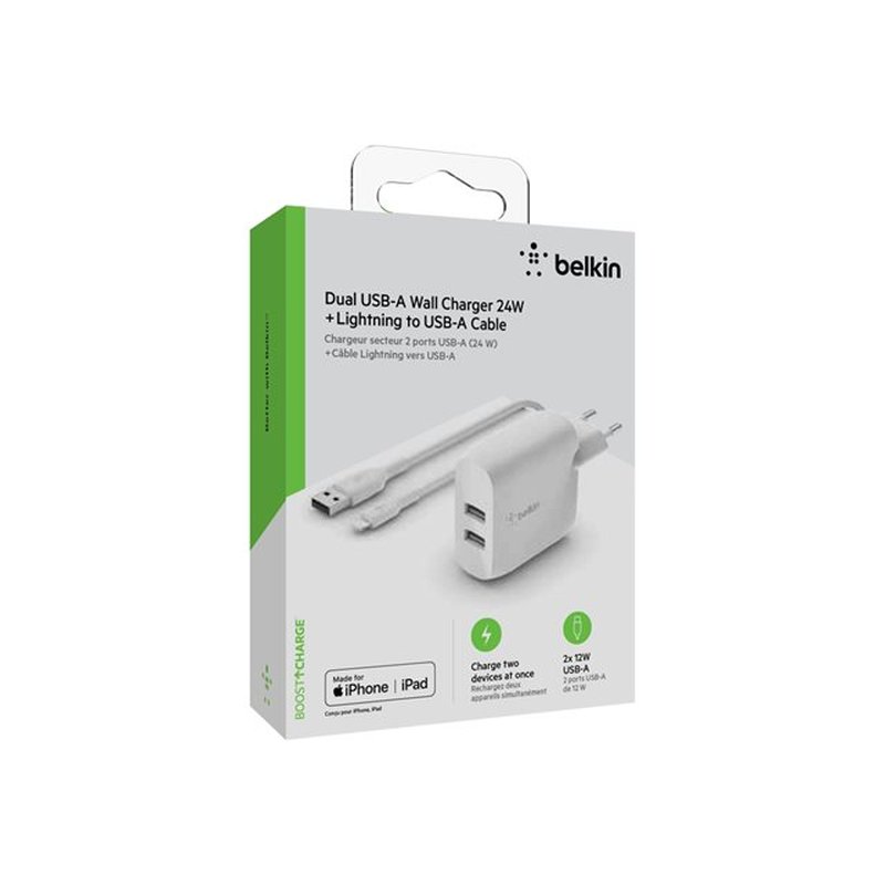 Belkin WCD001VF1MWH cargador de dispositivo móvil Blanco Interior Belkin WCD001VF1MWH cargador de dispositivo móvil Blanco Interior - Imagen 3