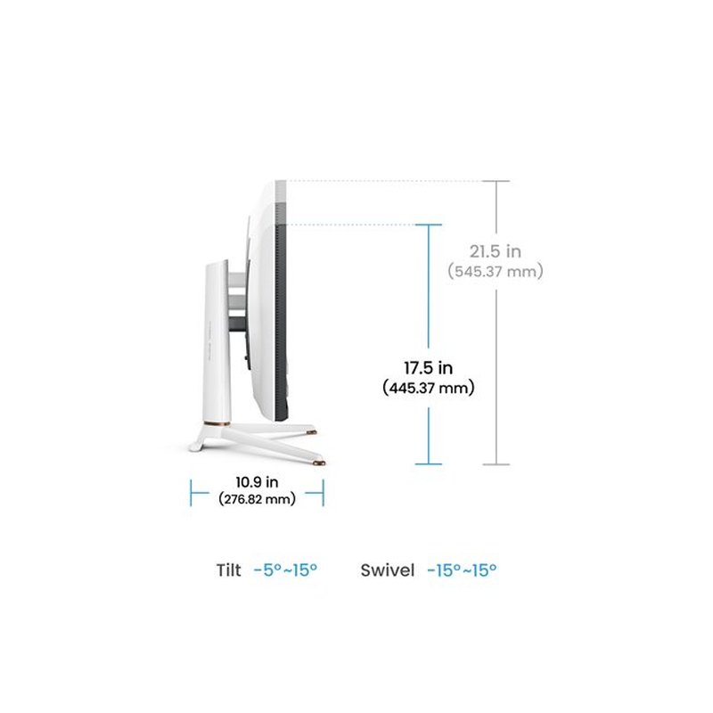 BenQ EX271Q MOBIUZ pantalla para PC 68,6 cm (27") 2560 x 1440 Pixeles Quad HD LED Negro, Blanco - Imagen 11