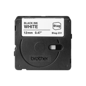 Brother BTAG-231 cinta para impresora de etiquetas Negro sobre blanco