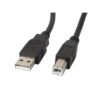 CABLE LANBERG IMPRESORA USB MACHO A USB MACHO CON FERRITA NEGRO 0.5 M CABLE LANBERG IMPRESORA USB MACHO A USB MACHO CON FERRITA NEGRO 0.5 M