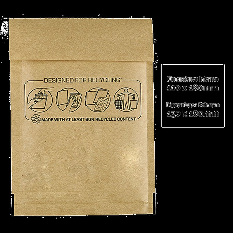 CAJA 100 BOLSAS BURBUJA BB-11 110X160 BANKERS BOX 7375102 - Imagen 2