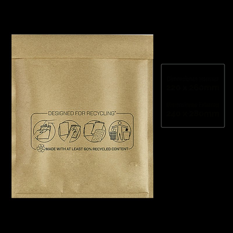 CAJA 100 BOLSAS BURBUJA BB-15 220X260 BANKERS BOX 7375502 - Imagen 2