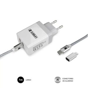 CARGADOR USB SUBBLIM 25W 3.1 A USB + USB-C WHITE PARA CASA + CABLE USB-C +ADAPTADOR USB-C A LIGHTNING CARGADOR USB SUBBLIM 25W 3.1 A USB + USB-C WHITE PARA CASA + CABLE USB-C +ADAPTADOR USB-C A LIGHTNING