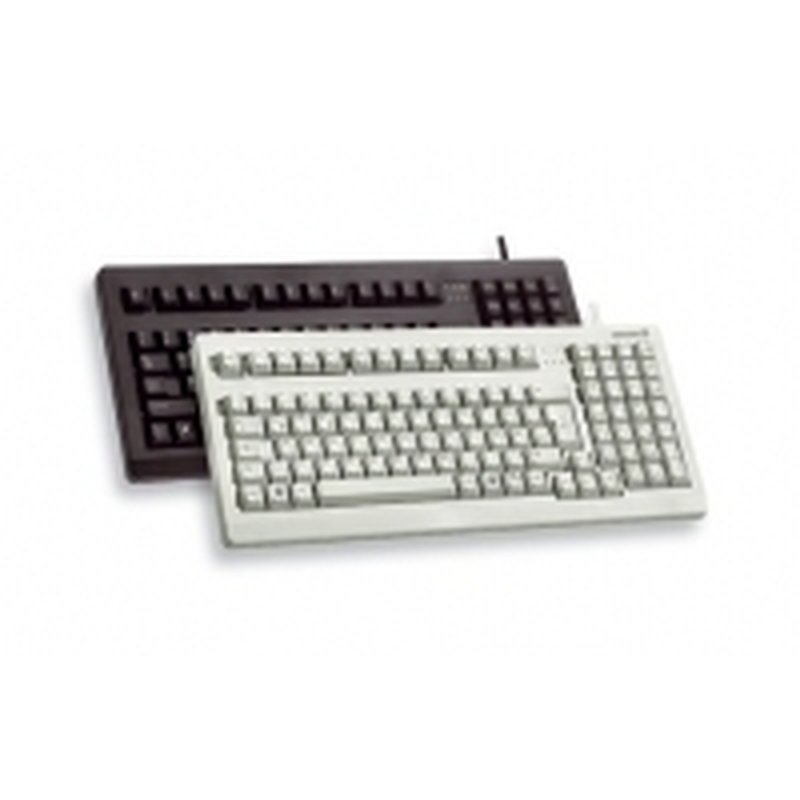 CHERRY 19" compact PC keyboard G80-1800, PS/2 (GB) teclado PS/2 QWERTY Gris CHERRY 19" compact PC keyboard G80-1800, PS/2 (GB) teclado PS/2 QWERTY Gris