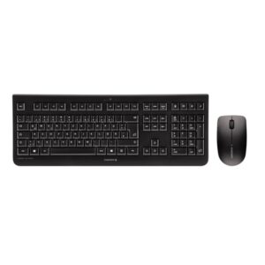 CHERRY DW 3000 teclado Ratón incluido RF inalámbrico AZERTY Francés Negro