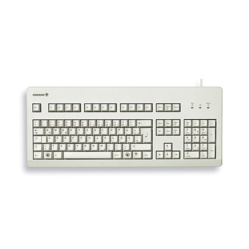 CHERRY G80-3000 teclado USB QWERTY Inglés del Reino Unido Gris CHERRY G80-3000 teclado USB QWERTY Inglés del Reino Unido Gris