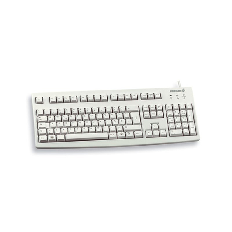 CHERRY G83-6104 teclado USB QWERTY Inglés de EE. UU. Gris