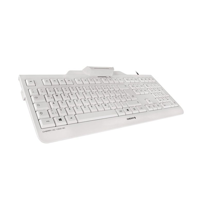 CHERRY KC 1000 SC teclado USB QWERTY Inglés del Reino Unido Gris - Imagen 2