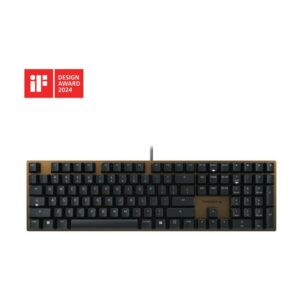 CHERRY KC 200 MX teclado USB QWERTY Inglés Negro, Bronce