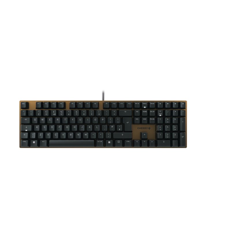 CHERRY KC 200 MX teclado USB QWERTY Inglés Negro, Bronce CHERRY KC 200 MX teclado USB QWERTY Inglés Negro, Bronce