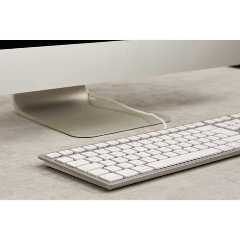 CHERRY KC 6000C FOR MAC teclado USB AZERTY Francés Plata - Imagen 6