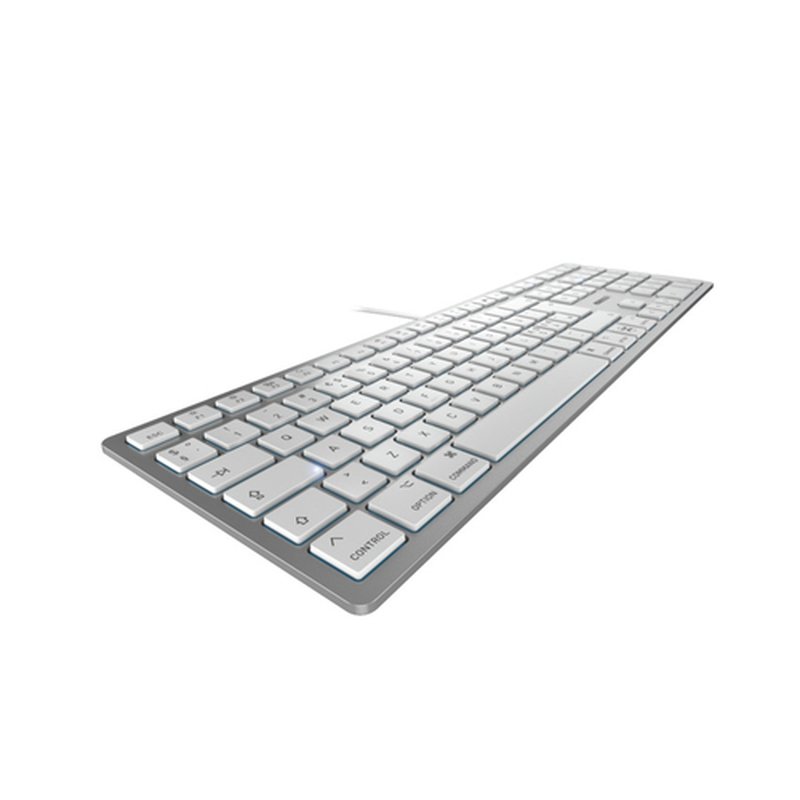 CHERRY KC 6000C FOR MAC teclado USB QWERTY Nórdico Plata - Imagen 2