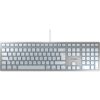 CHERRY KC 6000 SLIM FOR MAC teclado USB AZERTY Francés Plata