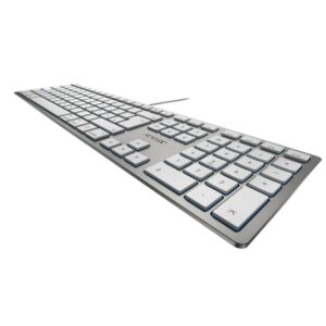 CHERRY KC 6000 SLIM FOR MAC teclado USB QWERTY Inglés del Reino Unido Plata