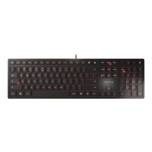 CHERRY KC 6000 Slim teclado USB Inglés de EE. UU. Negro