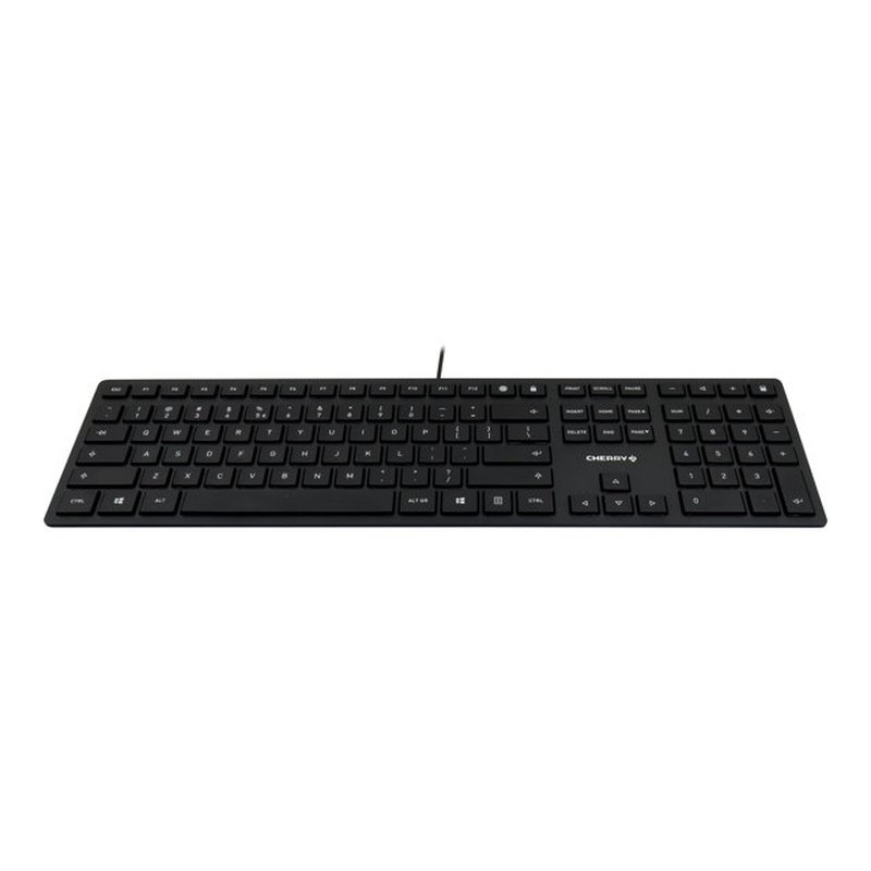 CHERRY KC 6000 Slim teclado USB Inglés de EE. UU. Negro - Imagen 3