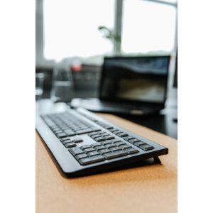 CHERRY KW 3000 teclado RF inalámbrico AZERTY Francés Negro