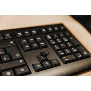 CHERRY KW 3000 teclado RF inalámbrico AZERTY Francés Negro