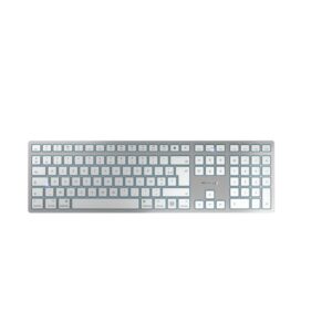 CHERRY KW 9100 SLIM FOR MAC teclado USB + Bluetooth AZERTY Francés Plata