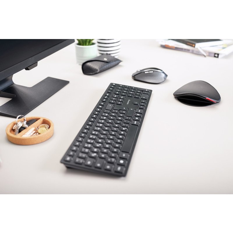 CHERRY KW 9100 SLIM teclado RF Wireless + Bluetooth Negro - Imagen 9