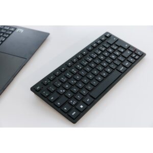 CHERRY KW 9200 MINI teclado USB + RF Wireless + Bluetooth QWERTY Nórdico Negro