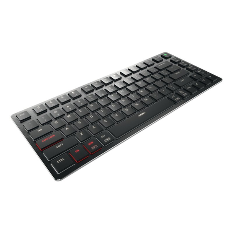 CHERRY KW X ULP 2.0 MINI teclado Hogar / Oficina USB + RF Wireless + Bluetooth QWERTY Inglés de EE. UU. Negro - Imagen 2