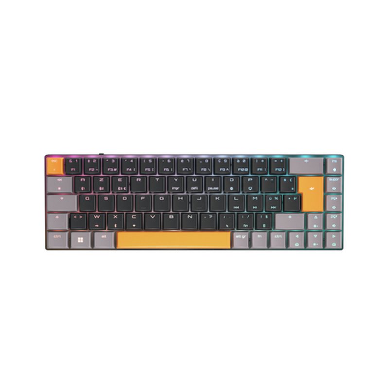 CHERRY MX-LP 2.1 Compact Wireless teclado RF Wireless + Bluetooth AZERTY Francés Negro CHERRY MX-LP 2.1 Compact Wireless teclado RF Wireless + Bluetooth AZERTY Francés Negro