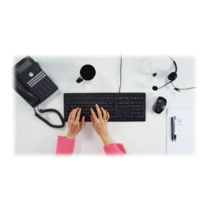 CHERRY STREAM teclado USB QWERTY Español Negro CHERRY STREAM teclado USB QWERTY Español Negro