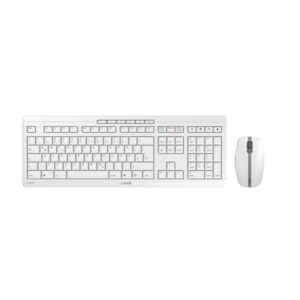 CHERRY Stream Desktop Recharge teclado Ratón incluido RF inalámbrico QWERTY Inglés Gris