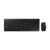 CHERRY Stream Desktop Recharge teclado Ratón incluido RF inalámbrico QWERTY Inglés Negro
